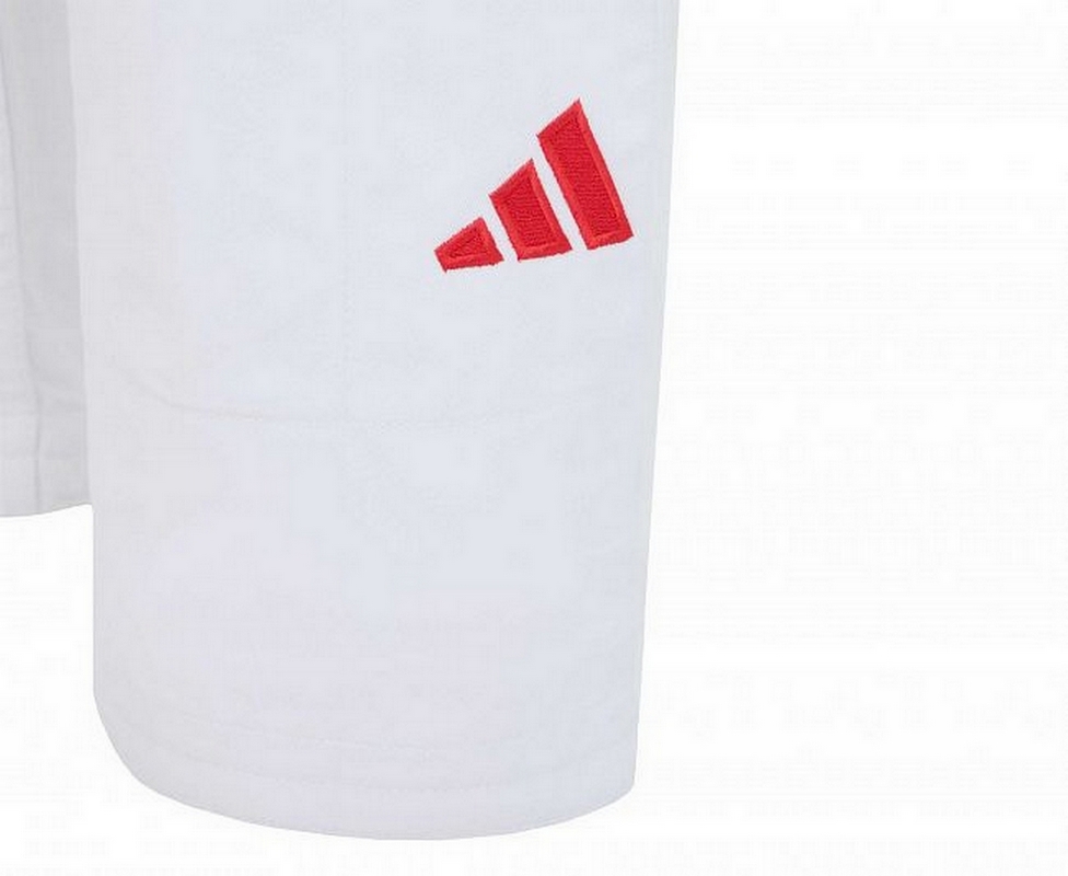 Кимоно для дзюдо Adidas Champion III IJF Slim Fit Green Label J-IJF3-1 белый