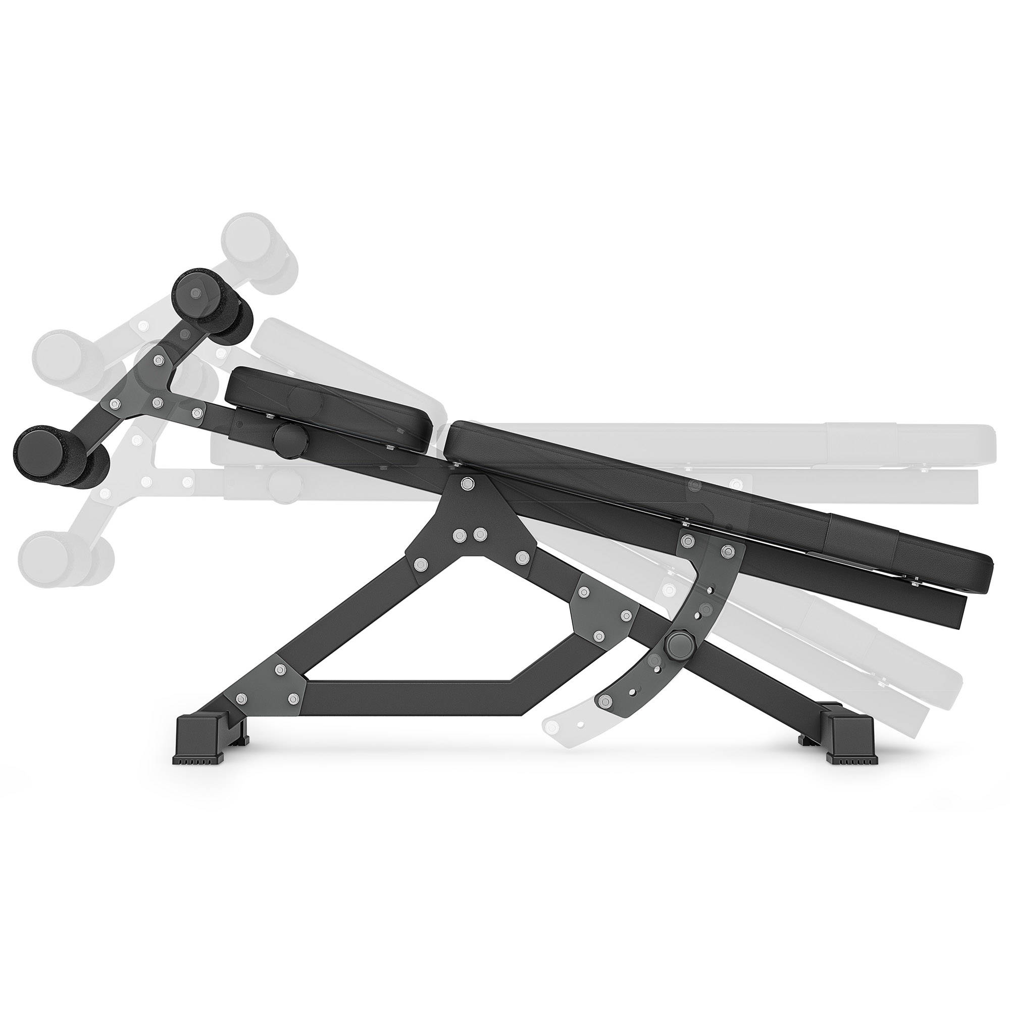 Скамья для Пресса Marbo MS-L110 2.0 с Регулируемым Углом Наклона | Premium Fitness