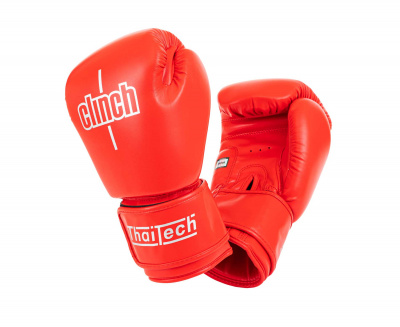 Перчатки боксерские Clinch Muay Thai C170 красный
