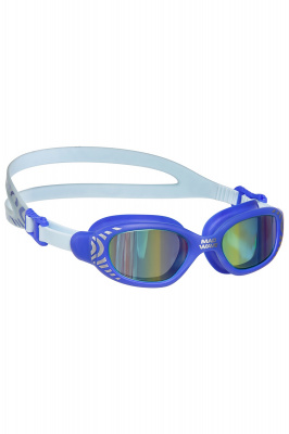 Очки для плавания юниорские Mad Wave Zeebro rainbow M0434 14 0 04W Синий