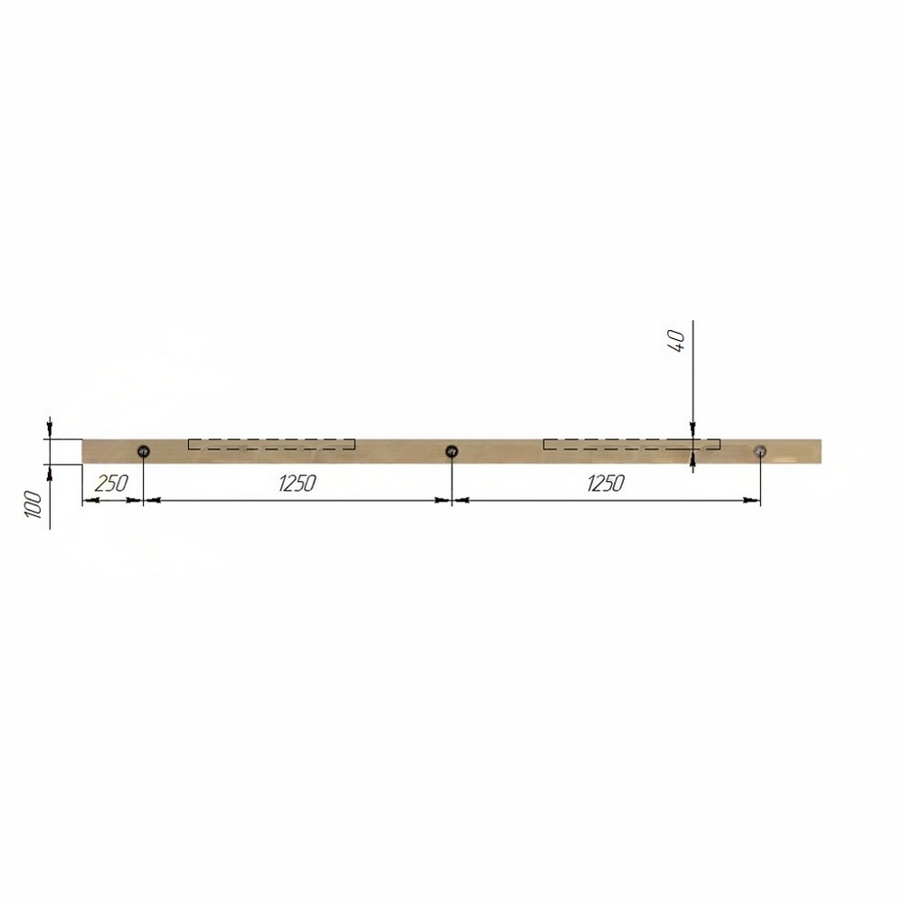 Помост тяжелоатлетический 3х3х0,1м, рез. амортизаторы 1х0,5х0,04м 