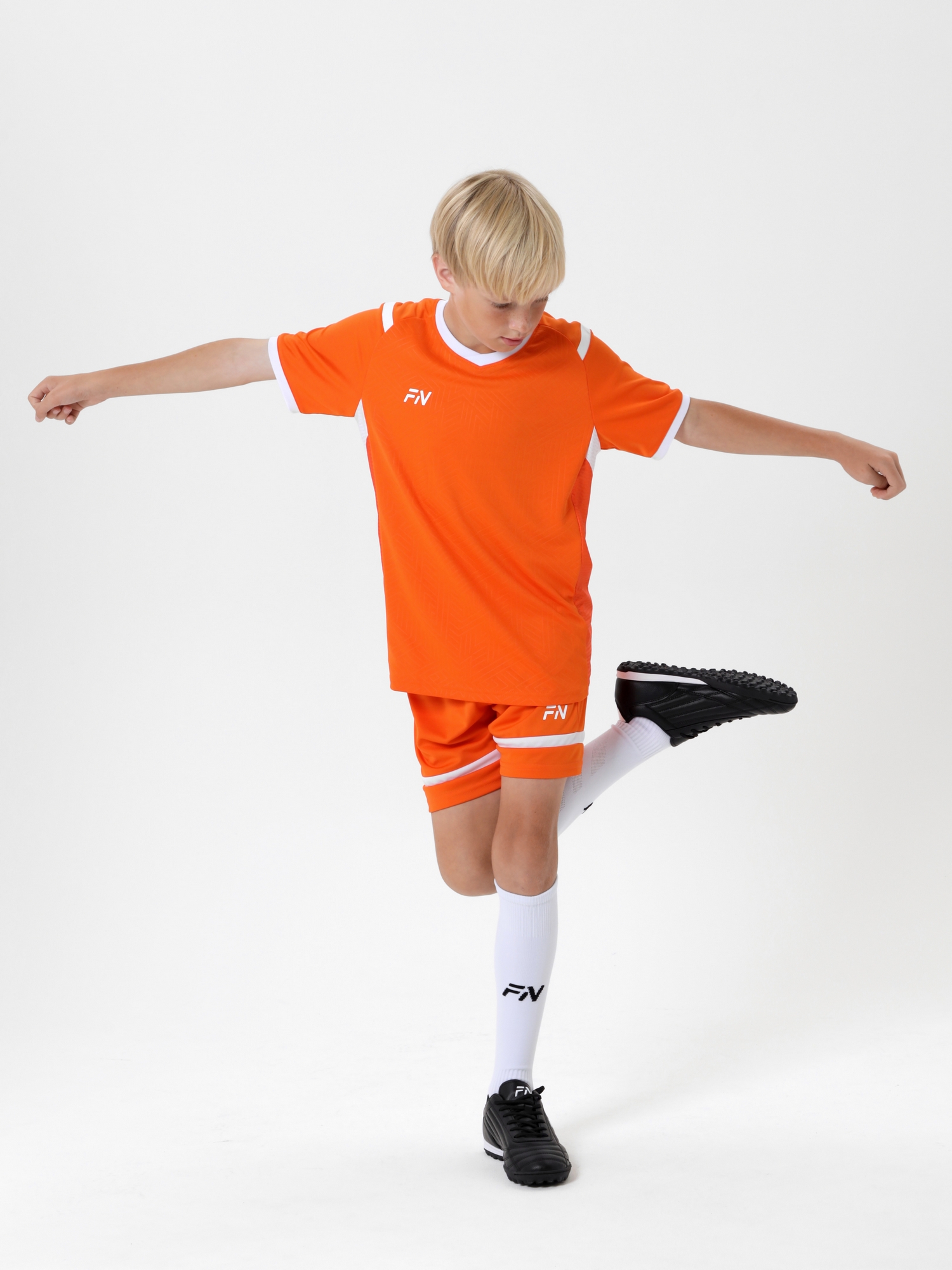 Детская футбольная форма FN Spirit Kid KFN4261018-809 Orange\White