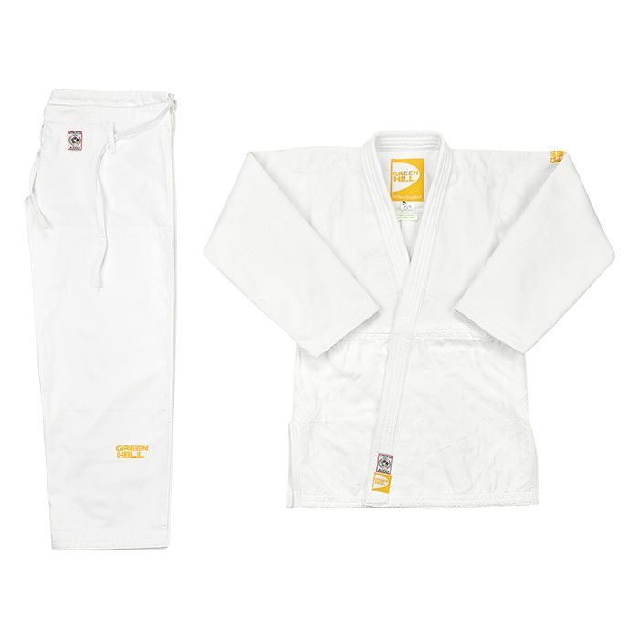 Кимоно дзюдо Green Hill Professional gold IJF approved JSPT-10361, белое