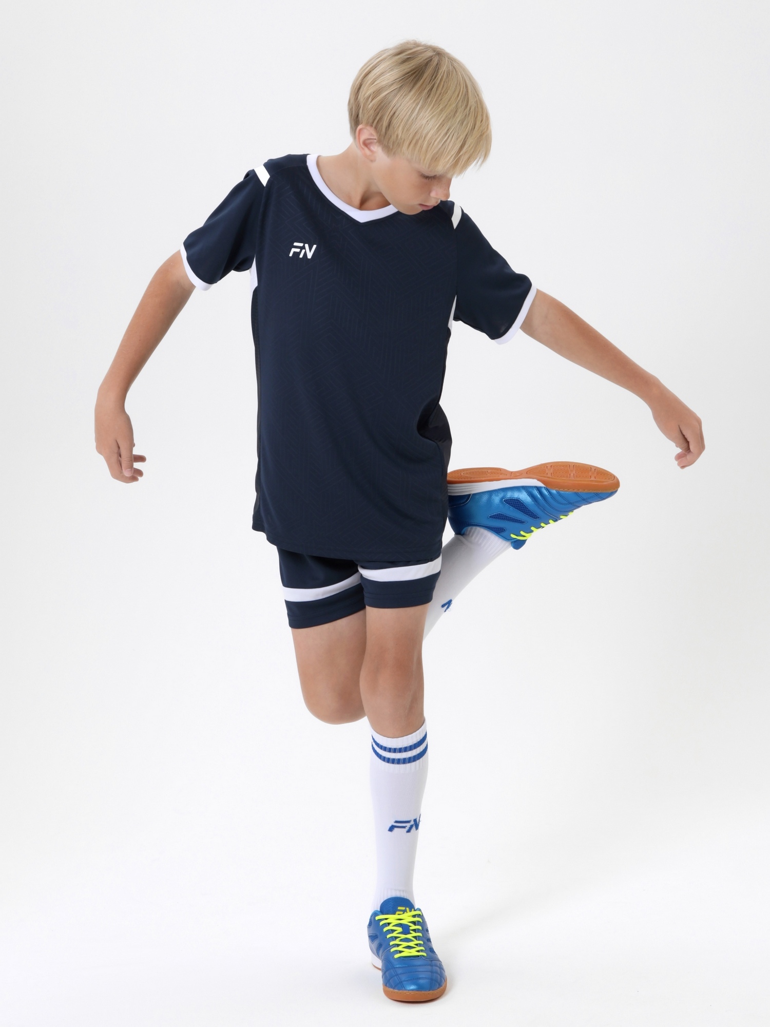 Детская футбольная форма FN Spirit Kid KFN4261018-424 Dark blue\White
