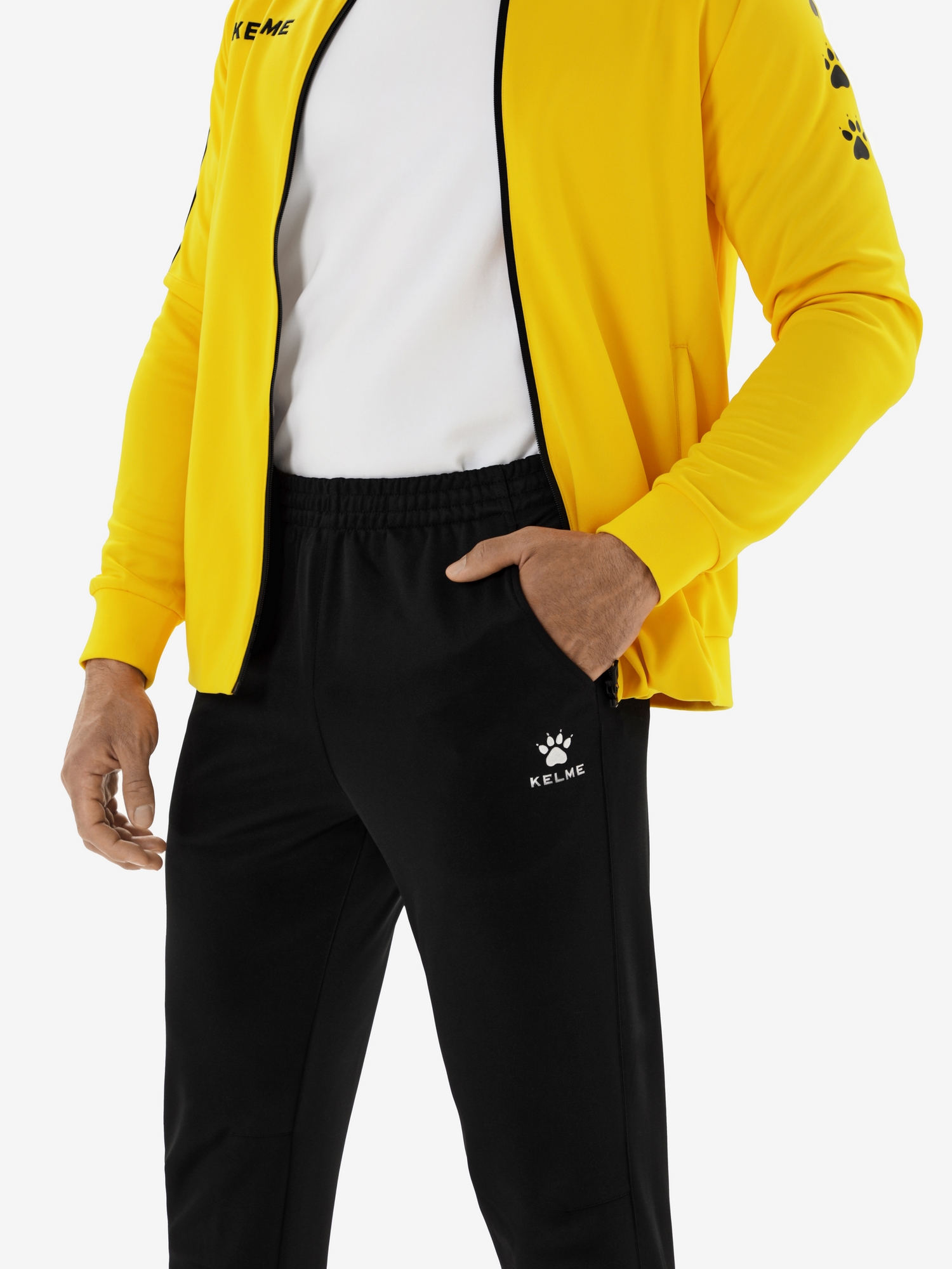 Спортивный костюм Kelme Tracksuit 3771200-712 Yellow\Black