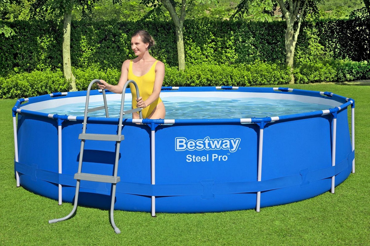 Каркасный бассейн 396x84см Bestway Steel Pro 5612E