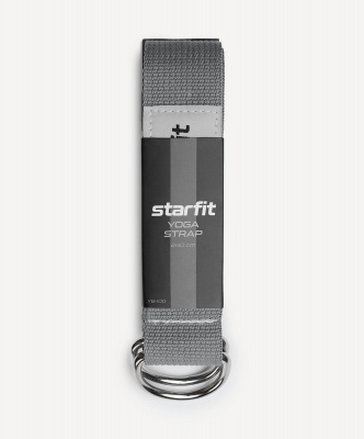 Ремень для йоги 240см Star Fit YB-100 темно-серый