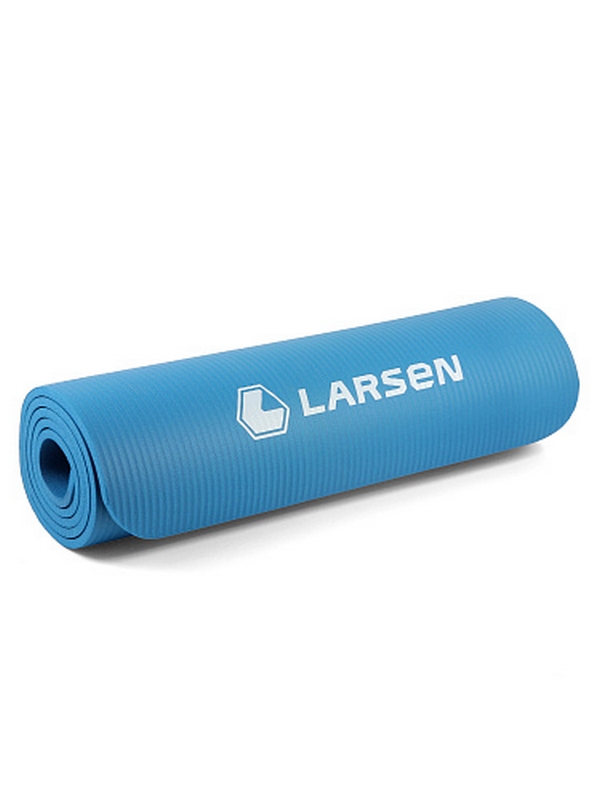 Коврик для фитнеса и йоги 183х61х1см, NBR Larsen ECE 069 синий