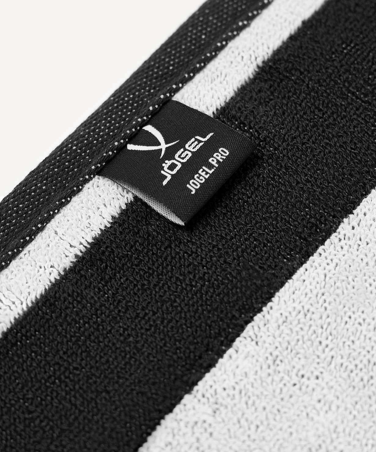 Полотенце спортивное, 70х140см Jogel ESSENTIAL Towel L, черный\белый