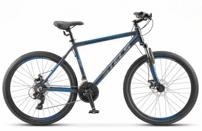 Велосипед 26" Stels Navigator 600 MD Z010 (рама 17) (ALU рама) X0000001558 Темный\серый\матовый 2025 (М)