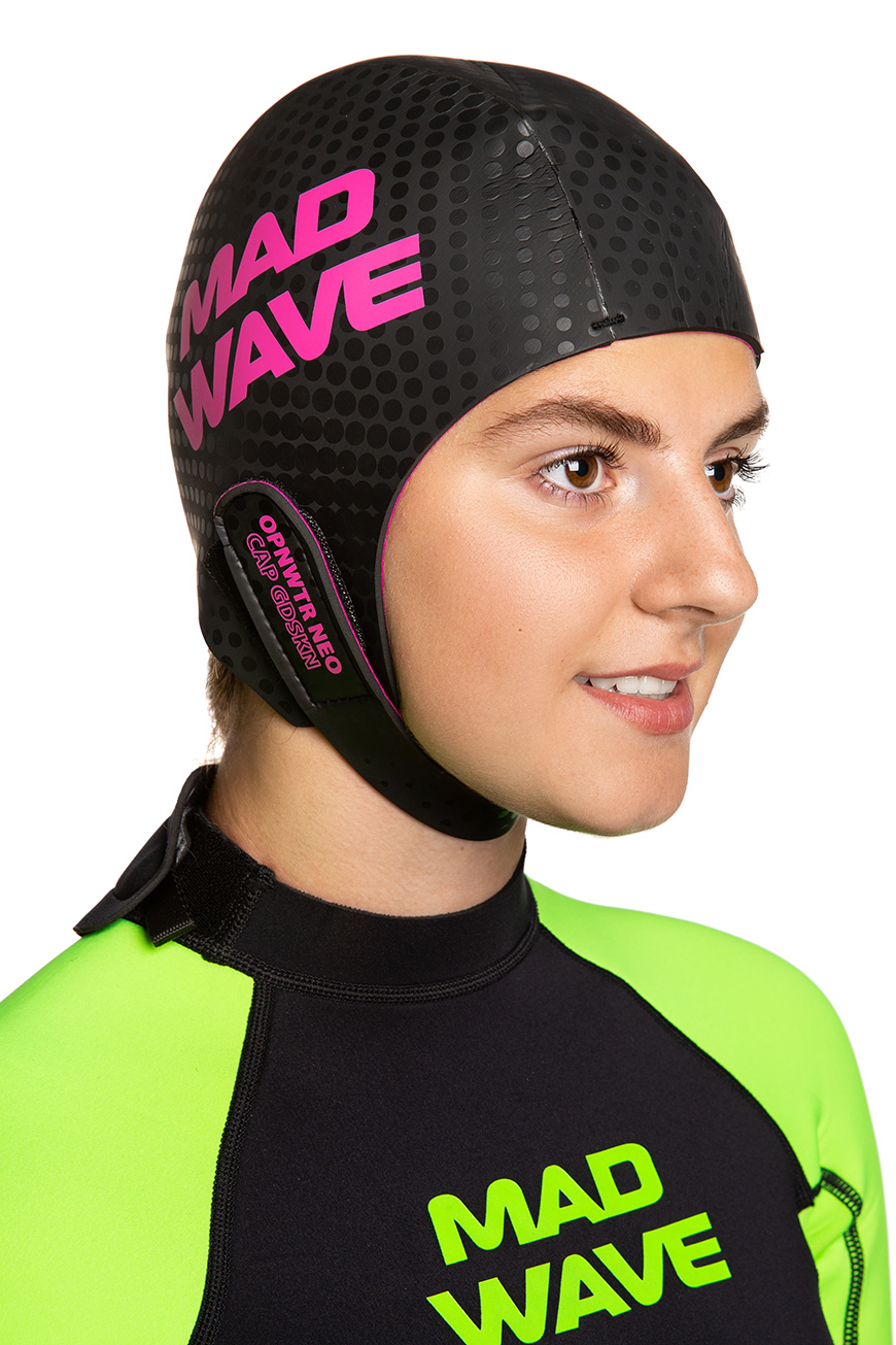 Шапка неопреновая Mad Wave OPNWTR Neo cap GDSKN M2042 08 4 11W Розовый