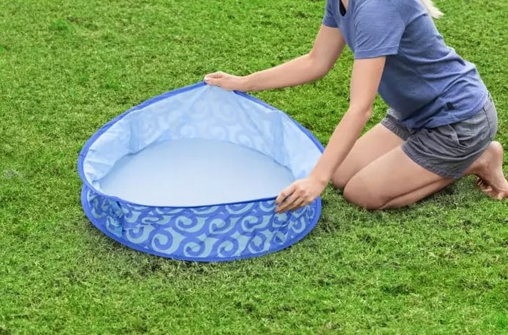 Детский бассейн 78х68x60см, от 2 лет Bestway Pop-Up n' Splash, с навесом 52577