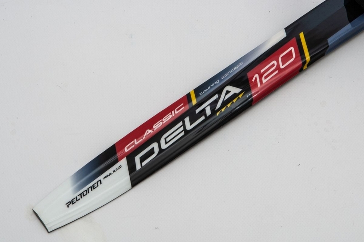 Лыжи Комплект STC 120 STEP Delta red c универс. креплением "Цикл" с палками 85 см 36962