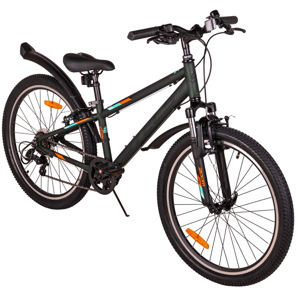 Велосипед 24" Stels Turbo 420 V (рама 12) (ALU рама) (6-ск.) 2026 X0000001862 Темно\зеленый