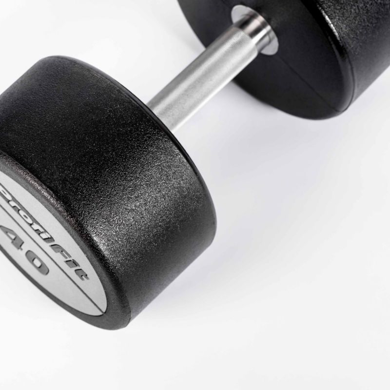 Гантельный ряд полиуретановый LEVEL (шаг 2,5кг, 5 пар) 40-50кг Profi-Fit