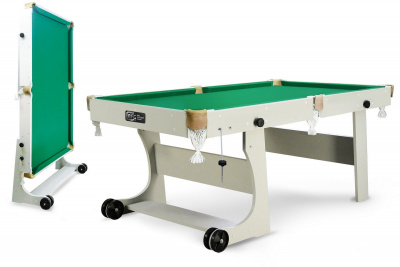 Бильярд Compact Light 6 (Серый) ПУЛ / РП, 1,80х0,90 BFG BFG-KLSER6