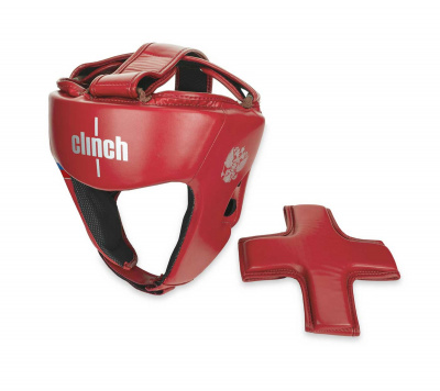 Шлем боксерский Clinch Olimp Dual C113 красный