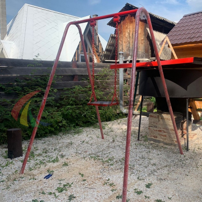 Качели одинарные уличные детские 