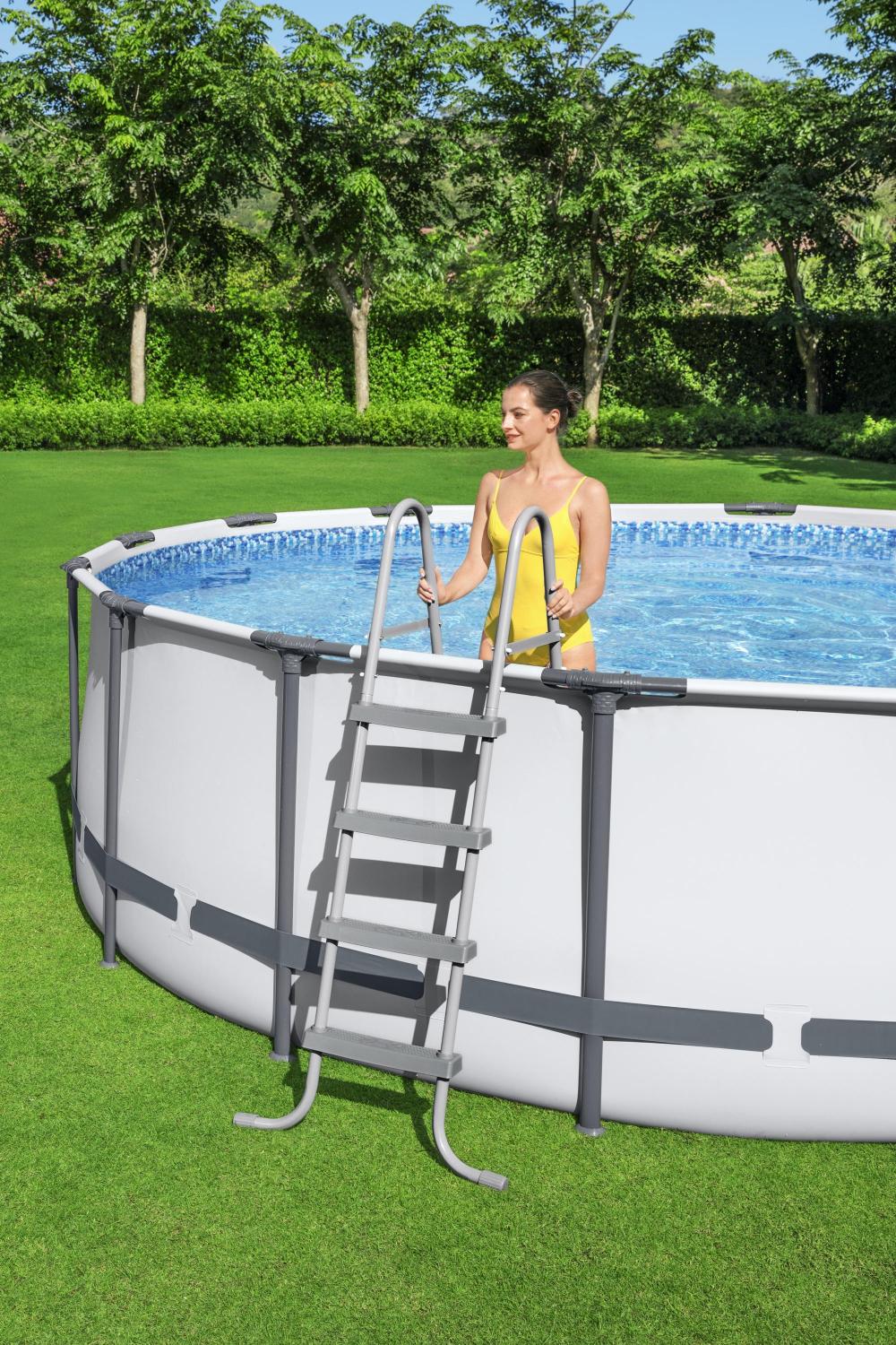 Бассейн круглый на стойках 366х122 см Bestway 56420