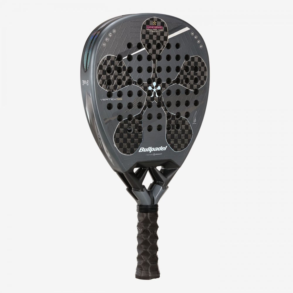 Ракетка для падела, для проф. и любителей, стекловолокно Bullpadel Vertex 05 TF 25 495197 черный