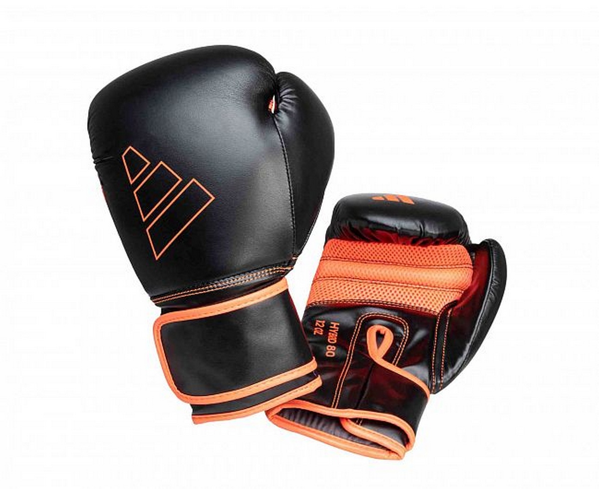 Перчатки боксерские Adidas Hybrid 80 adiH80 черно-красный