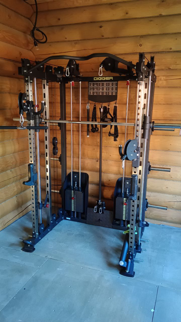 Мультикомплекс с машиной Смита Hasttings Digger HD005-7 | Premium Fitness