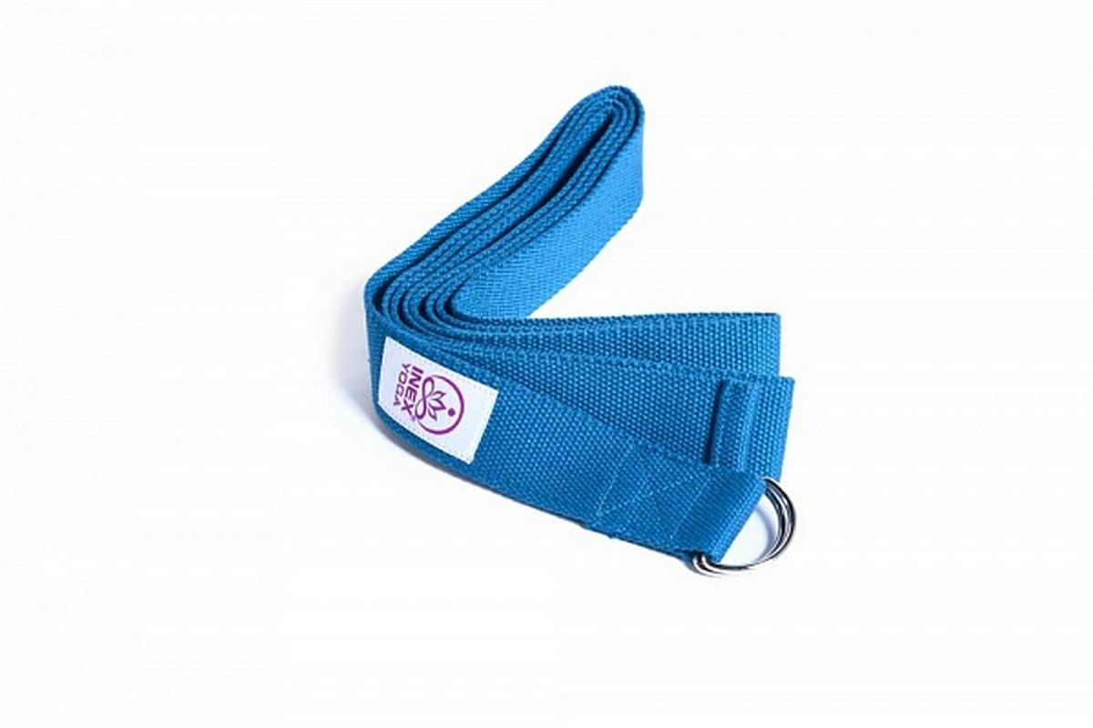 Ремень для йоги Inex Stretch Strap YSTRAP-651\24-BL-00 синий