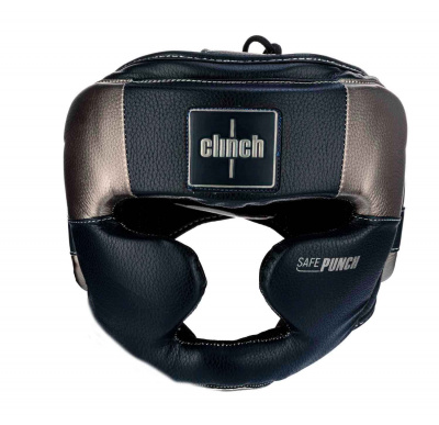 Шлем боксерский Clinch Punch 2.0 Full Face C148 темносине-бронзовый