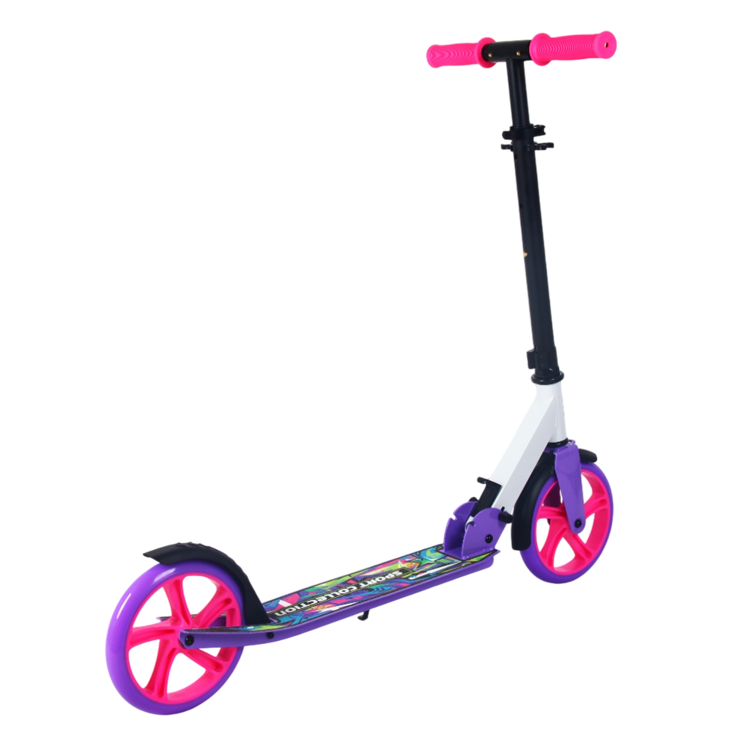 Самокат 200мм Sport Collection CK-SA200-3 violet (фонарь и наклейка в подарок)