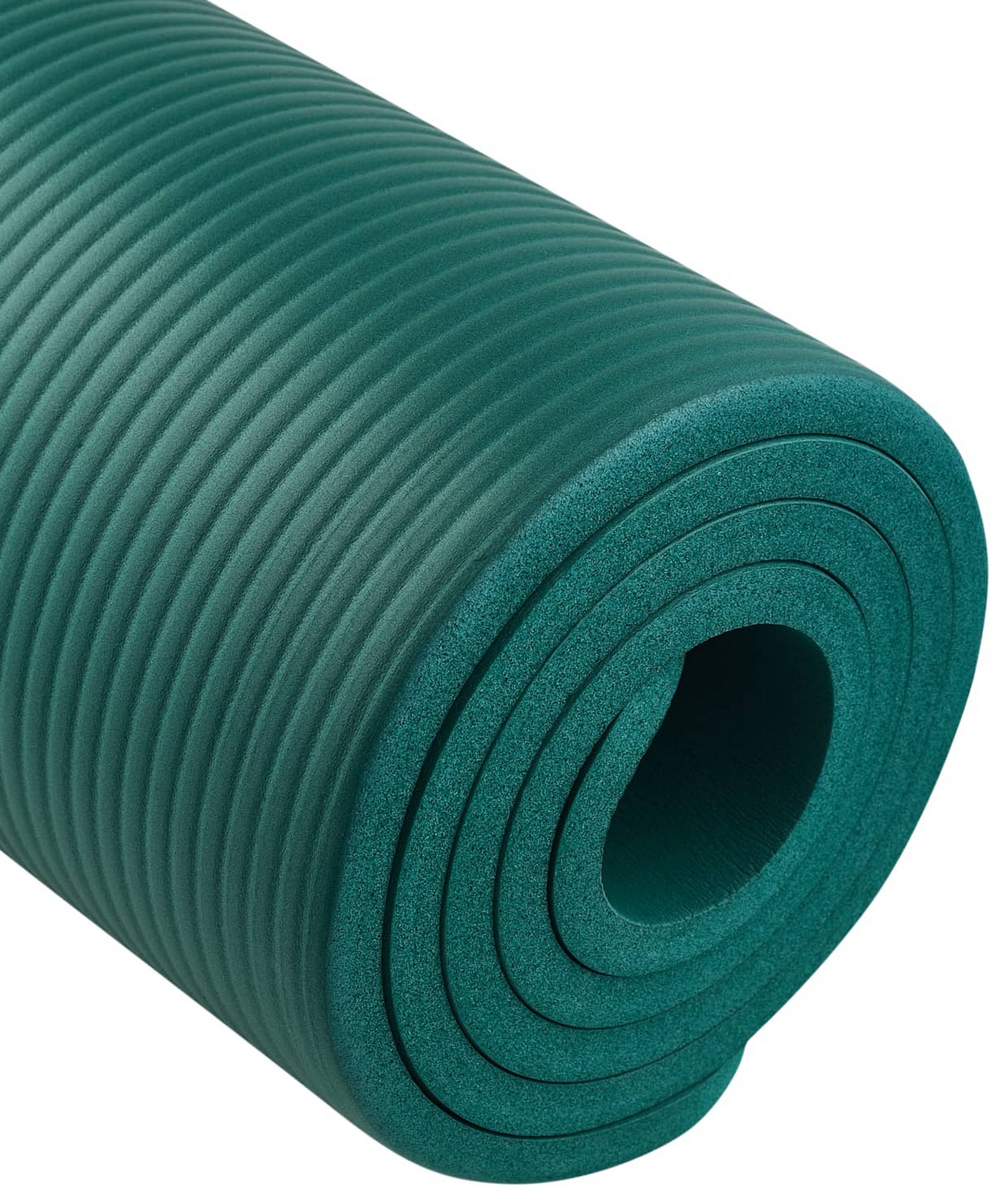 Коврик для йоги и фитнеса 183x61x1,2см Star Fit NBR FM-301 изумрудный