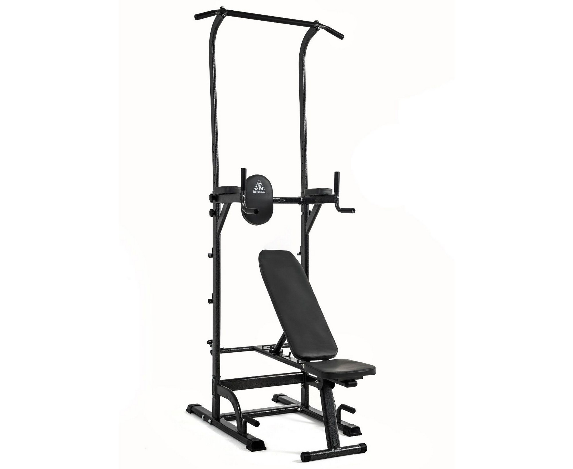 Турник-брусья со скамьей DFC Power Tower G004 | Premium Fitness
