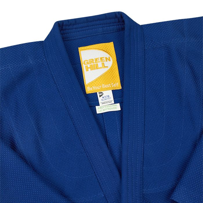 Кимоно дзюдо Green Hill Professional gold IJF approved JSPT-10362, синее