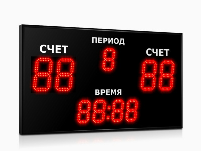 Универсальное спортивное табло Импульс 718-D18x4-D13x5