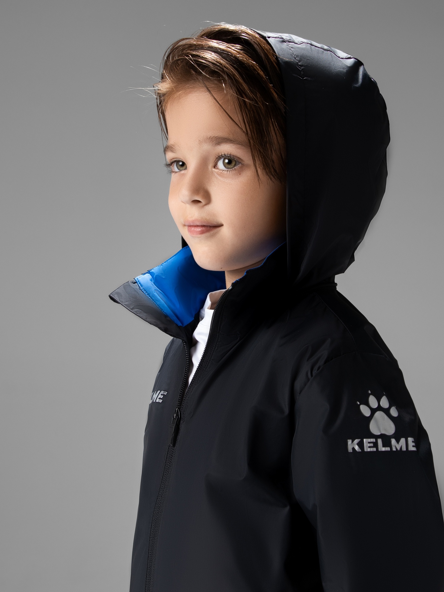 Детская ветровка Kelme Children's Raincoat 3803241-000 Black