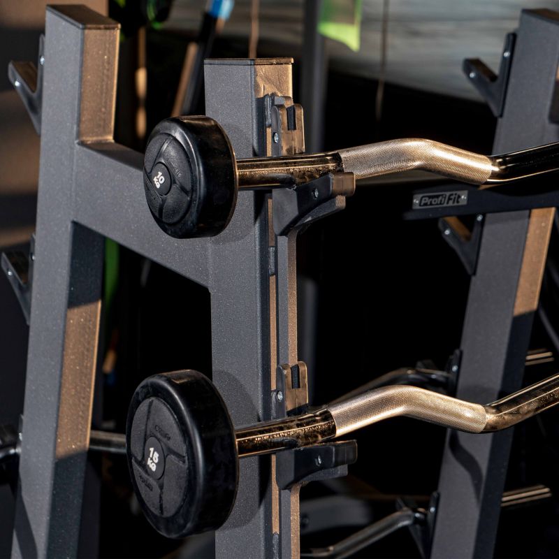 Набор изогнутых штанг (шаг 5 кг, 5 шт) POWER Profi-Fit 10-30 кг
