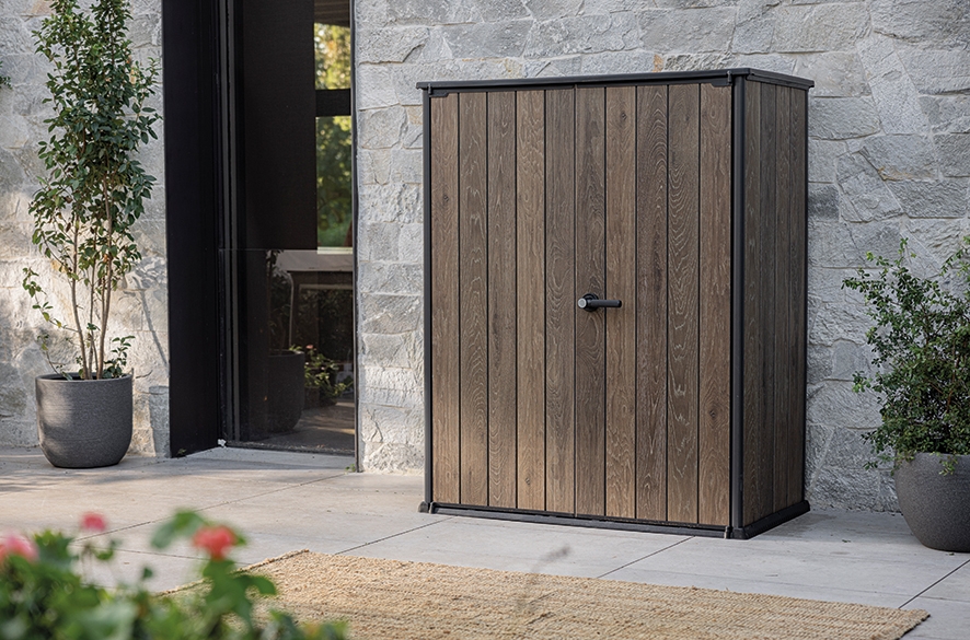 Шкаф Вертикальный (Vertical Shed) 1400 L орех