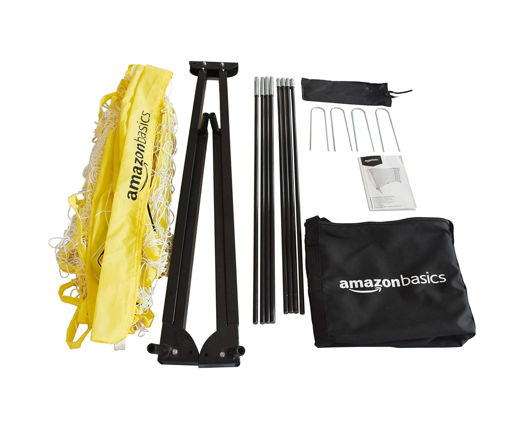 Ворота футбольные Amazon Basics (180х120см), складные DFC JP012-QSC-S