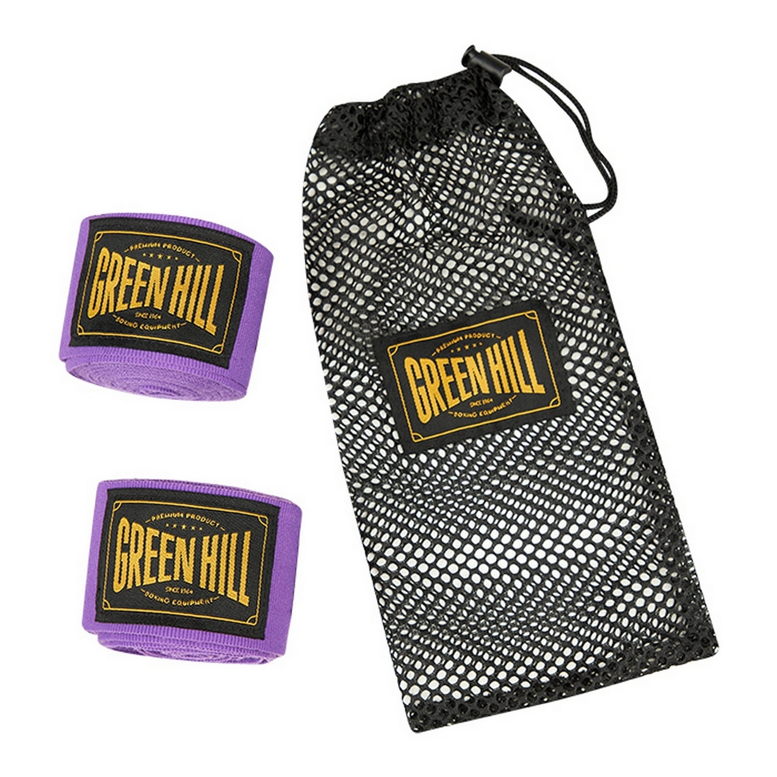 Боксерские бинты Green Hill Flexfit THBHW-08 фиолетовый