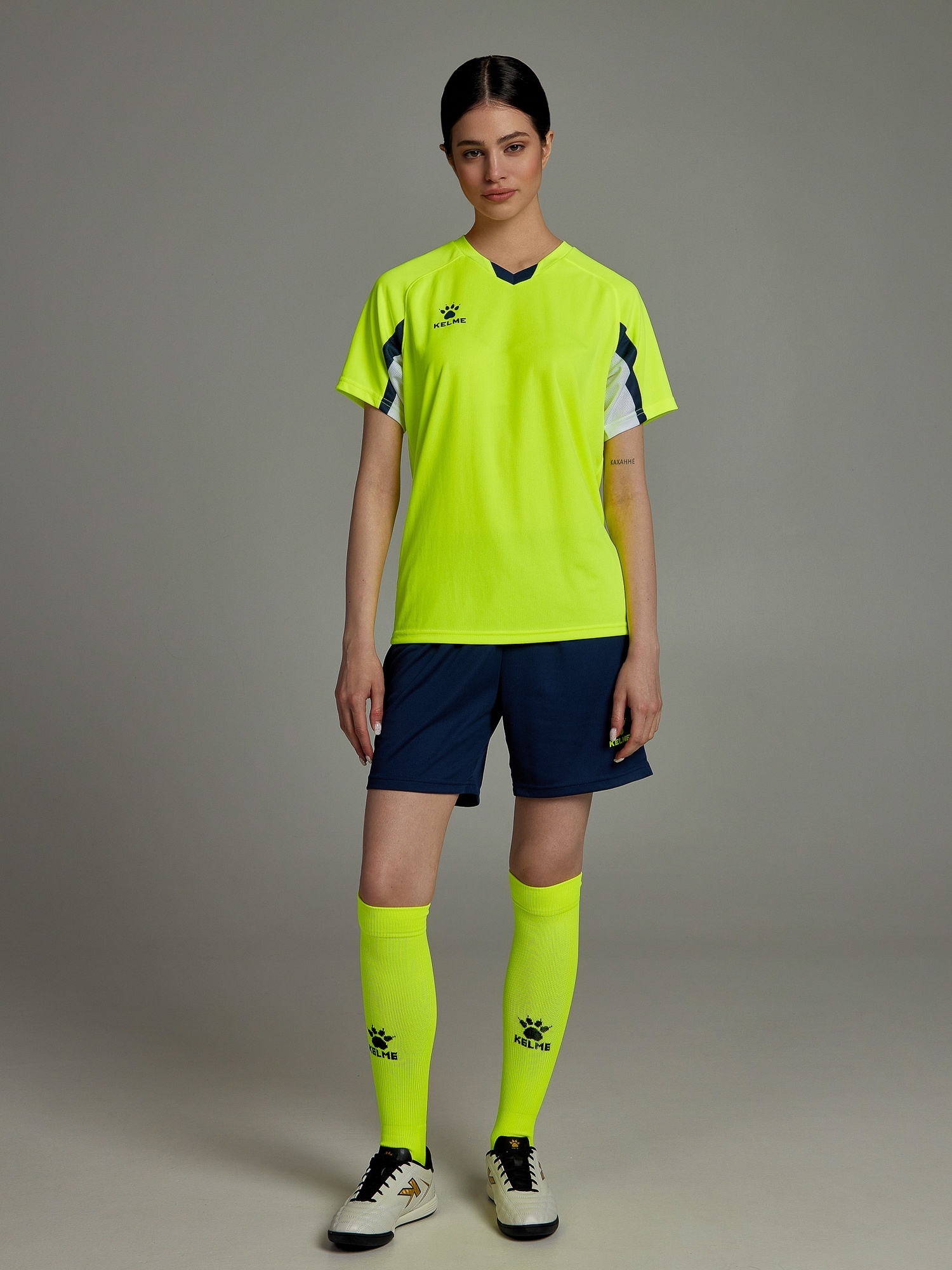 Футбольная форма Kelme Short-Sleeved Football Suit 8251ZB1002-904 Light Green\Blue