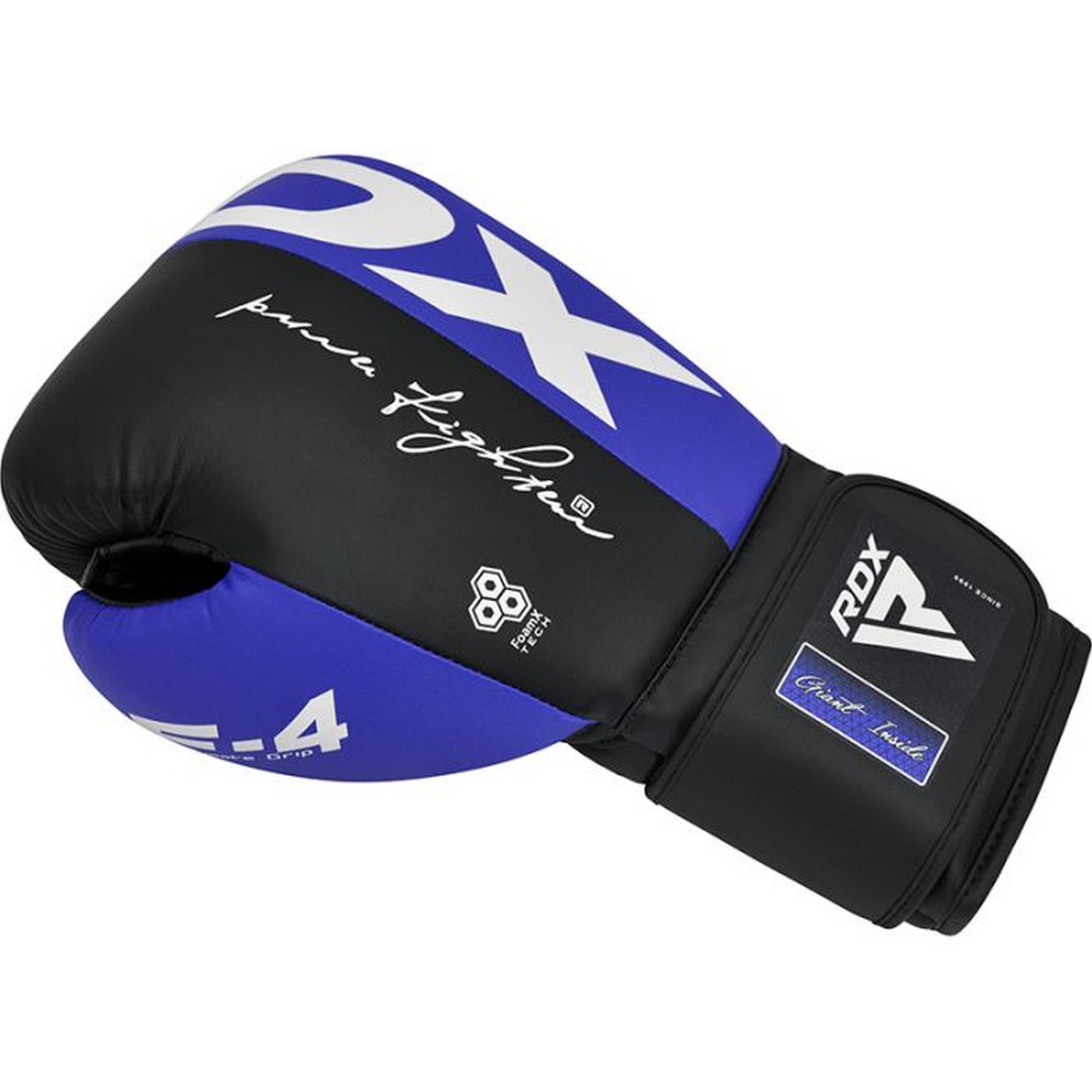 Перчатки тренировочные RDX BGR-F4U-10oz синий\черный