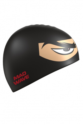 Юниорская силиконовая шапочка Mad Wave NINJA M0571 03 0 01W