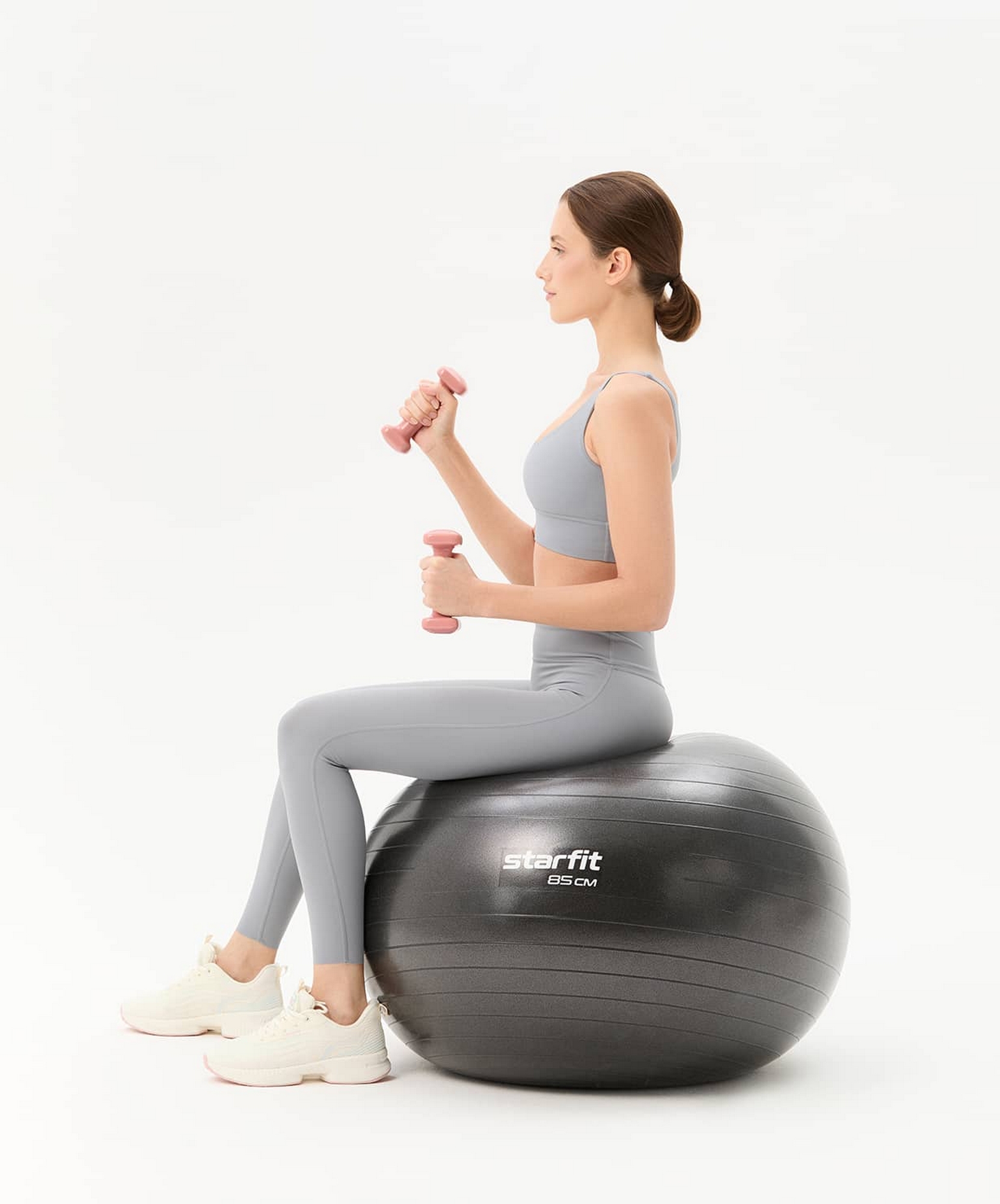 Гантель виниловая 1 кг Star Fit DB-106 терракотовый