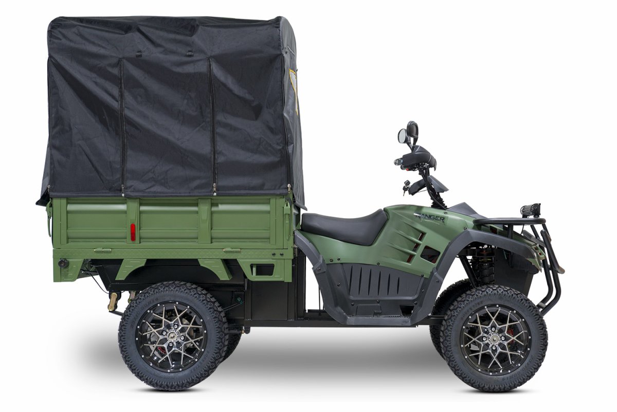 Грузовой электроквадроцикл RuTrike Рейнджер 026255-3232 зеленый