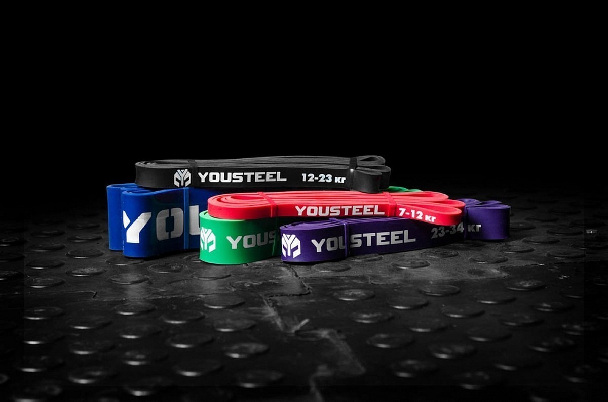 Резиновая петля YouSteel 2000x64x4.6mm, синяя