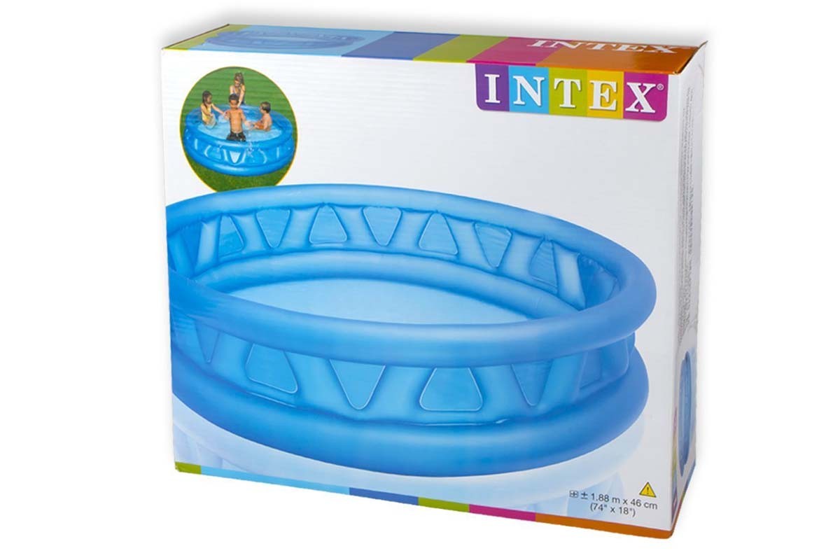 Бассейн с ребрами 188х46см Intex 58431