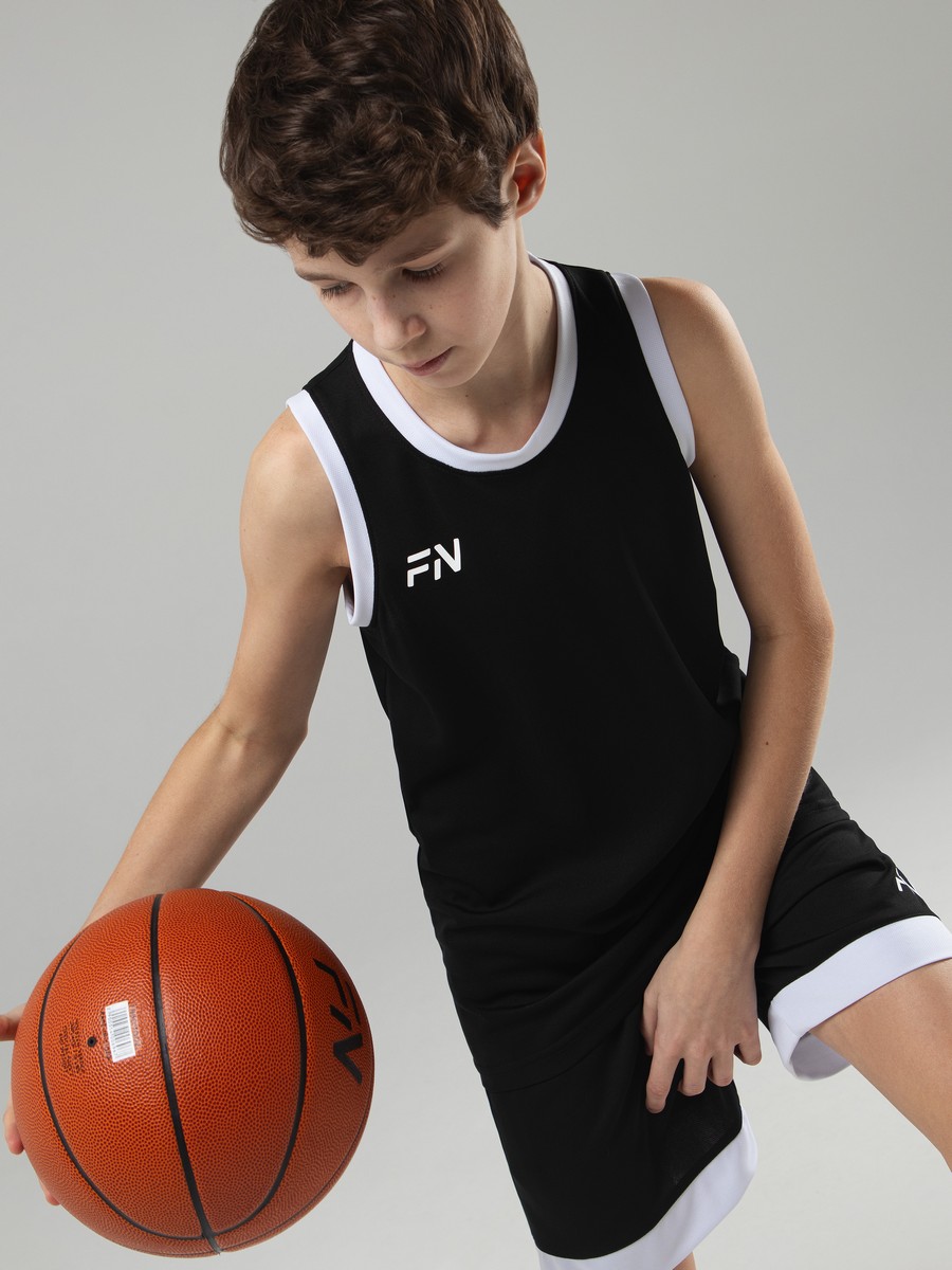 Детская баскетбольная форма FN Slam Kid KFN4271005-003 Black\White