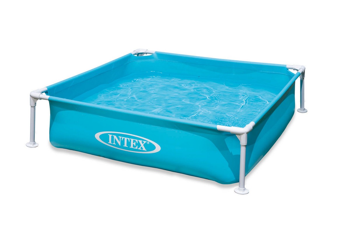 Детский каркасный пластиковый бассейн 122х122х30см Intex Mini Frame 57172