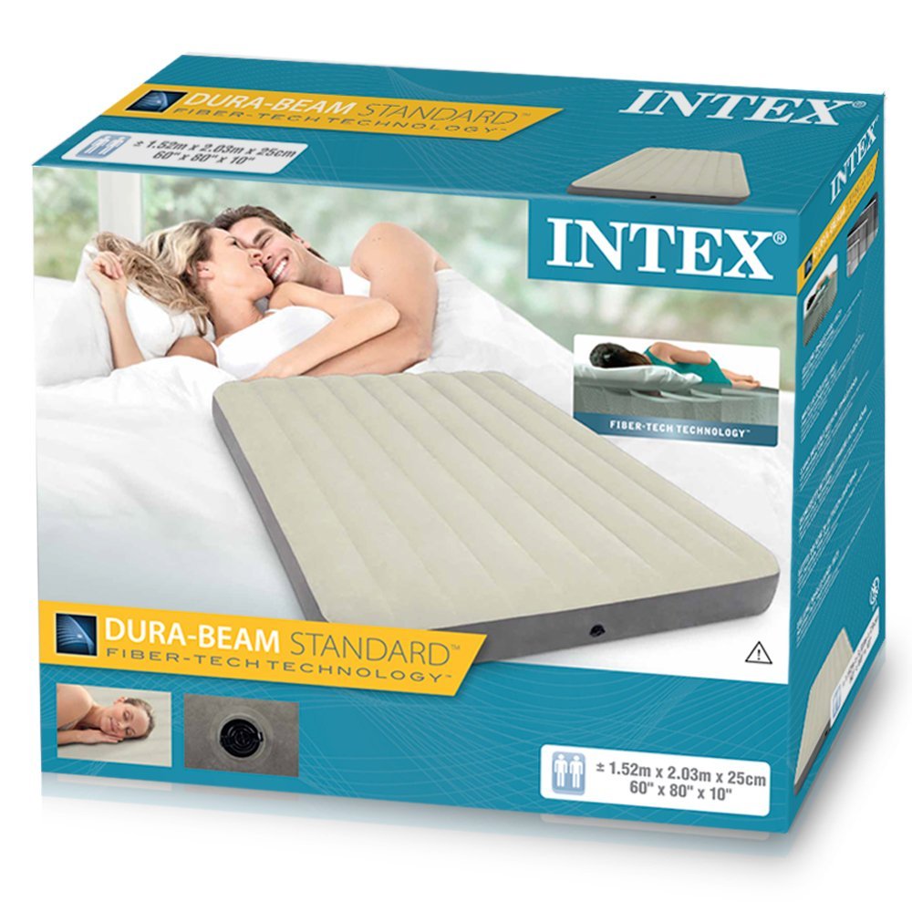 Надувной матрас (кровать) Intex 152x203x25 см, Deluxe Single-High, 64709/64709