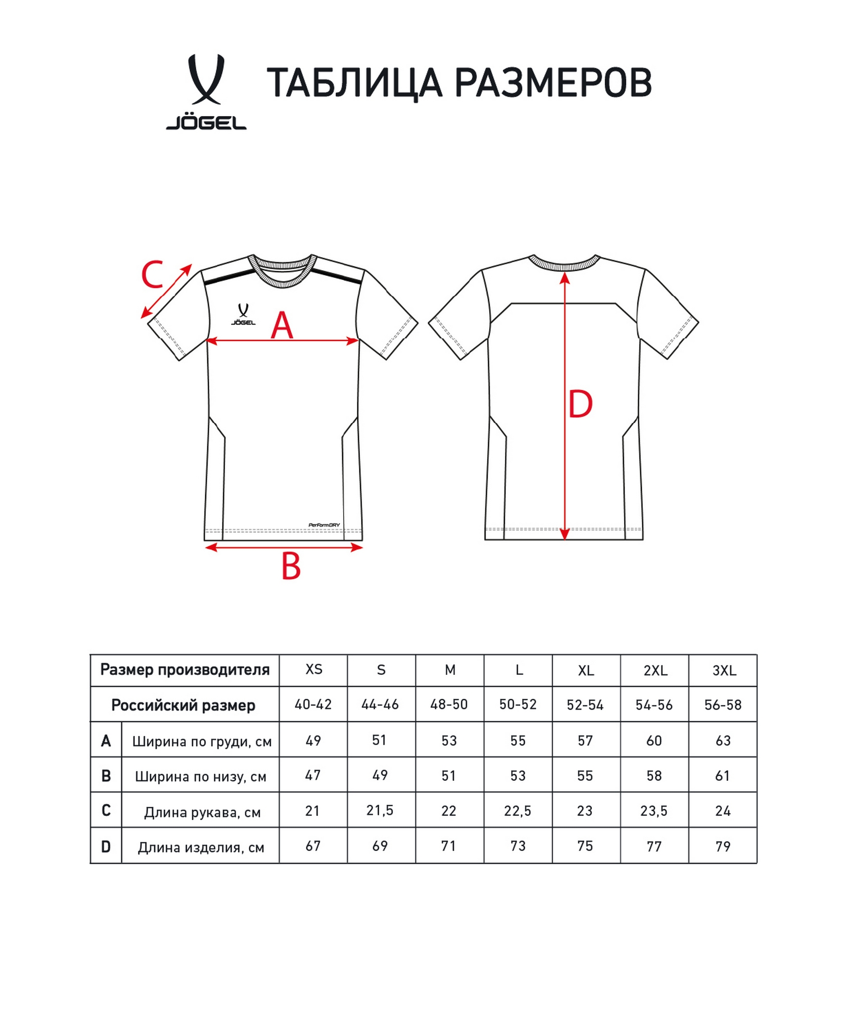 Футболка тренировочная Jogel DIVISION Training Tee, черный