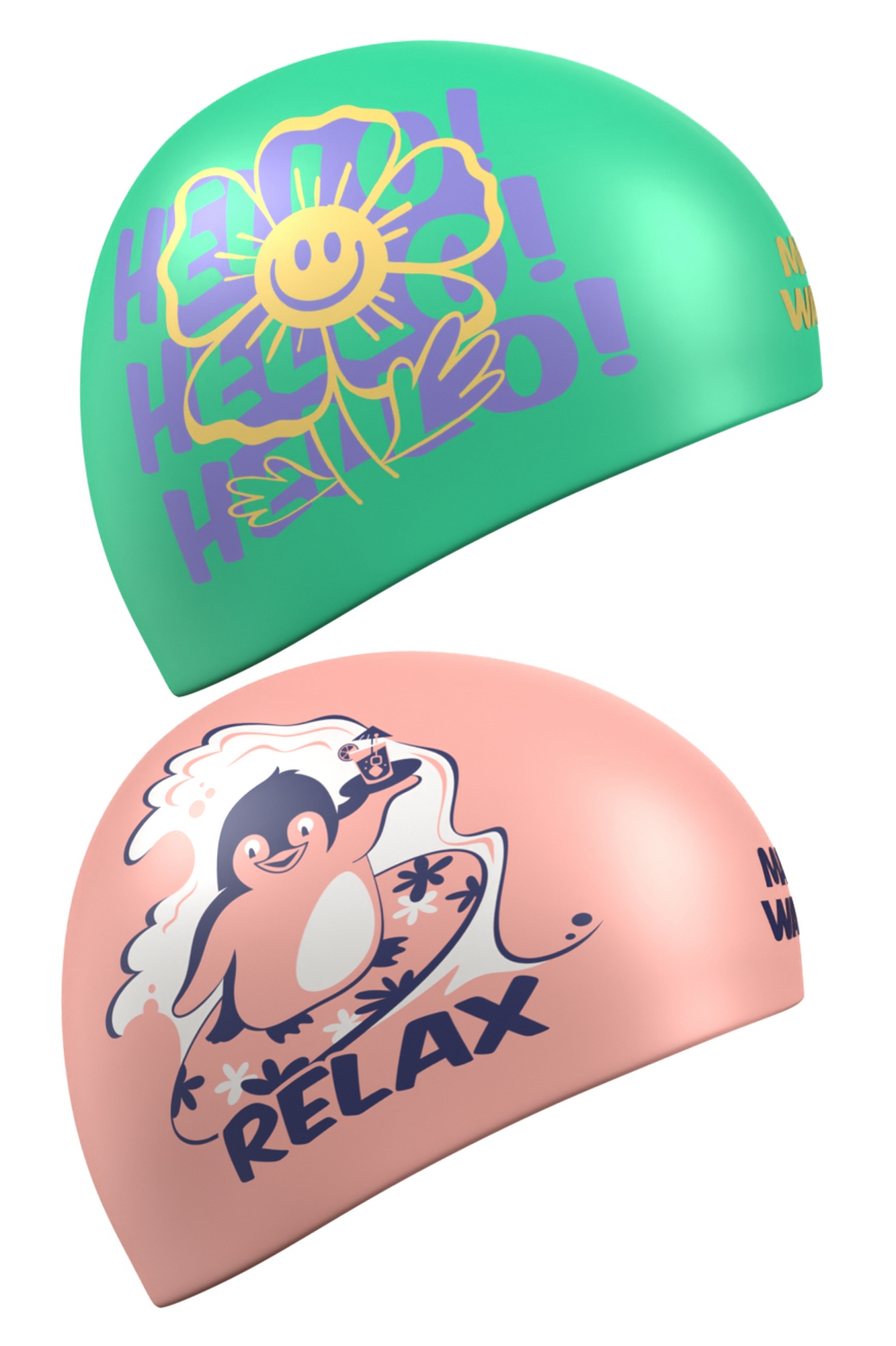 Силиконовая шапочка Mad Wave Reverse Relax M0554 37 0 00W Розовый